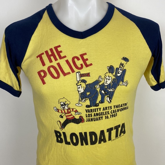 The Police Variety Arts Theater Los Angeles California Jan 16,1981 Women’s Tee L - Picture 2 of 12